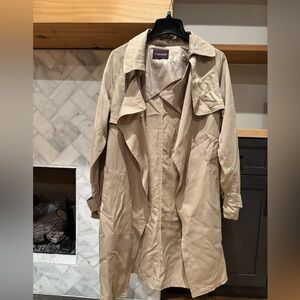 Vigoss Tan Trench Coat - Lightweight Women's Overcoat